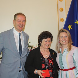 Alfred Trendl, Sissi Potzinger, Familienministerin Susanne Raab